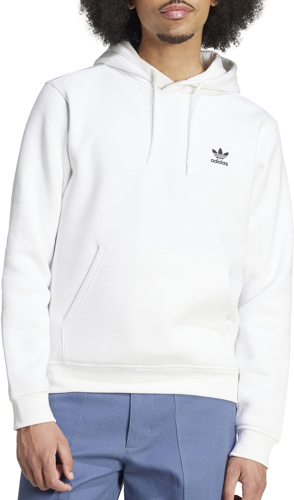 adidas Originals Men's Adicolor Essentials Trefoil Hoodie White thumbnail