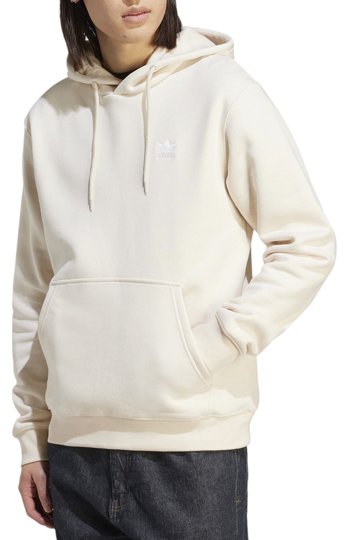 adidas Originals Men's Adicolor Essentials Trefoil Hoodie Wonder White thumbnail
