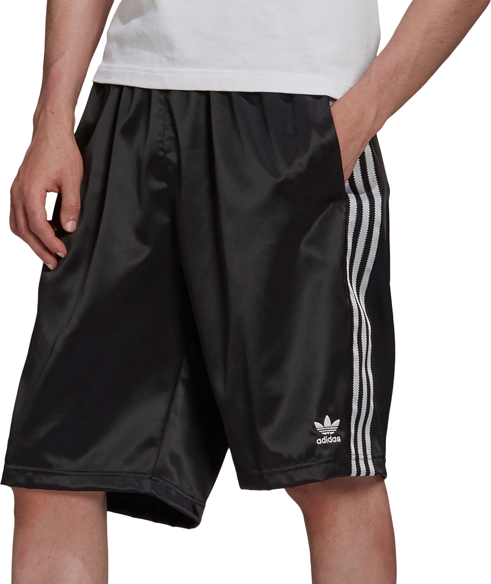 Classics Satin Adidas Men\'s / 3-Stripes Shorts Originals Adicolor