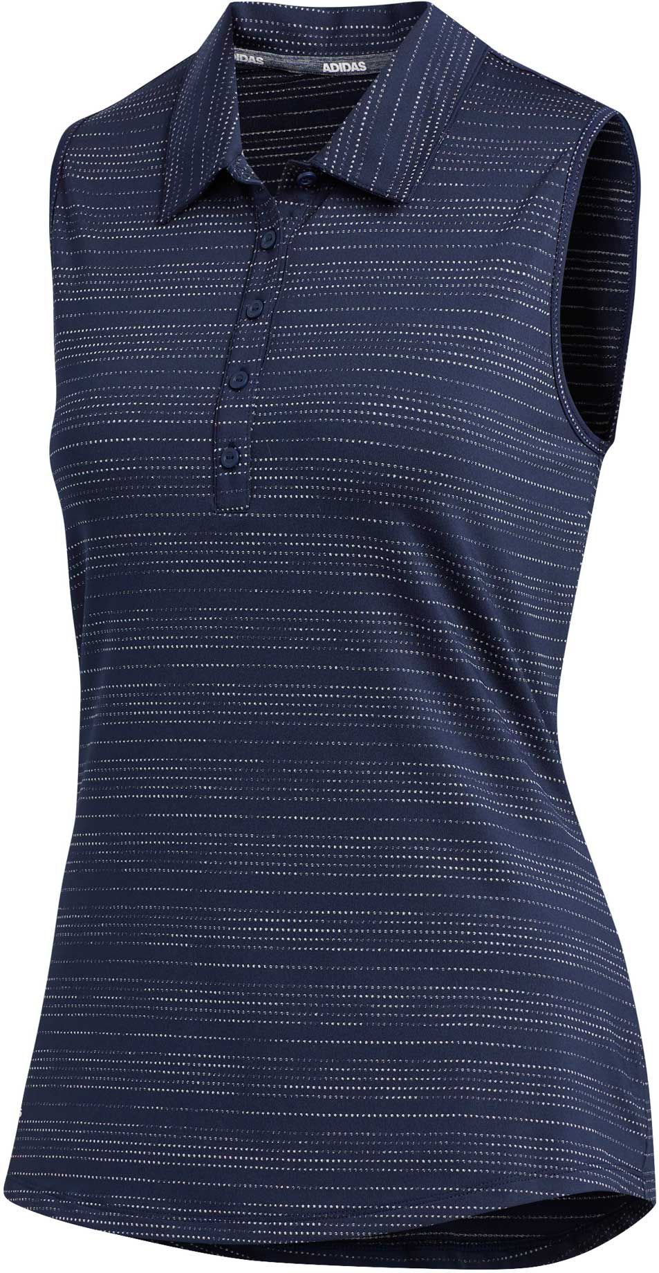 adidas ladies sleeveless golf shirts