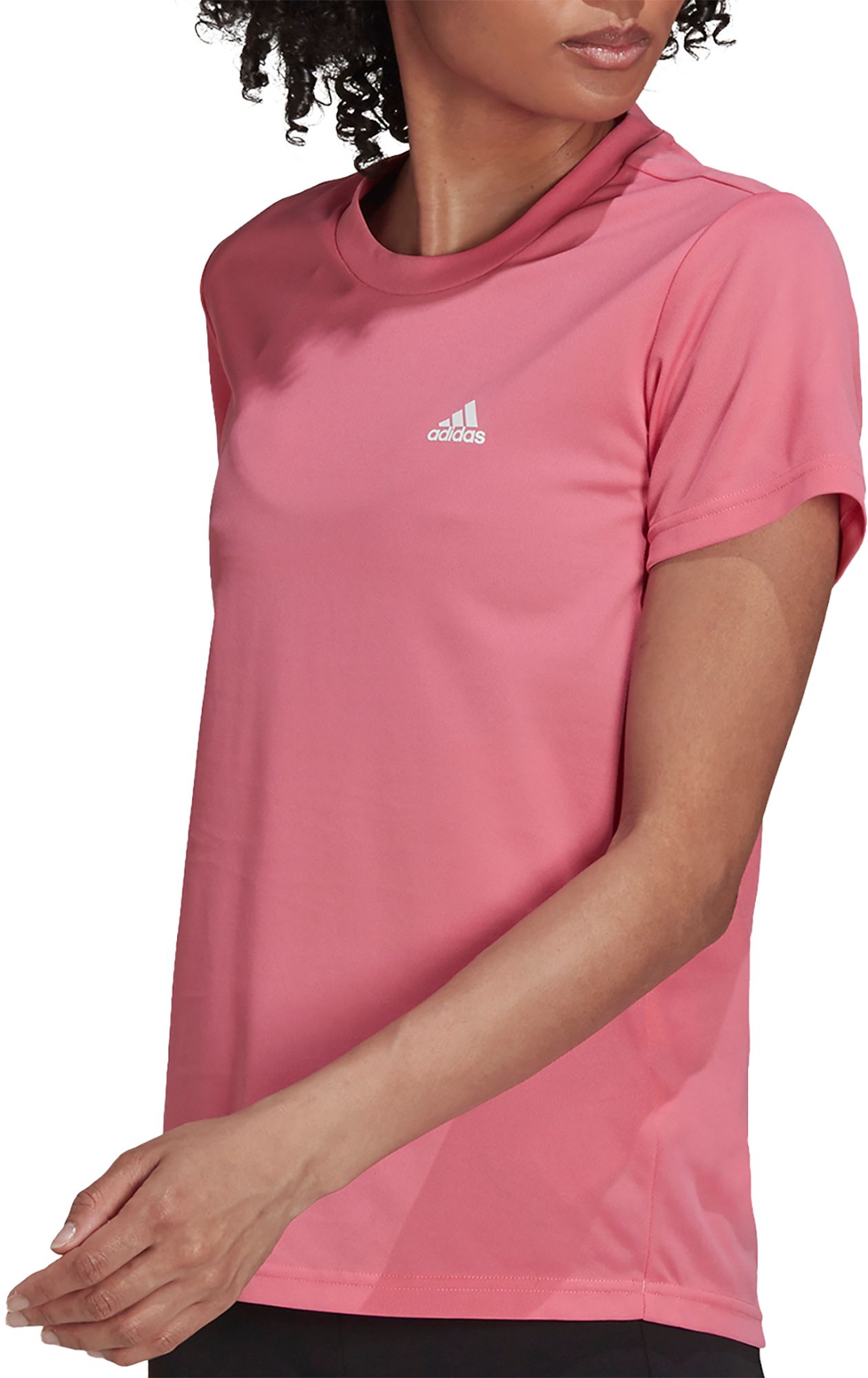 T shirt best sale rose adidas