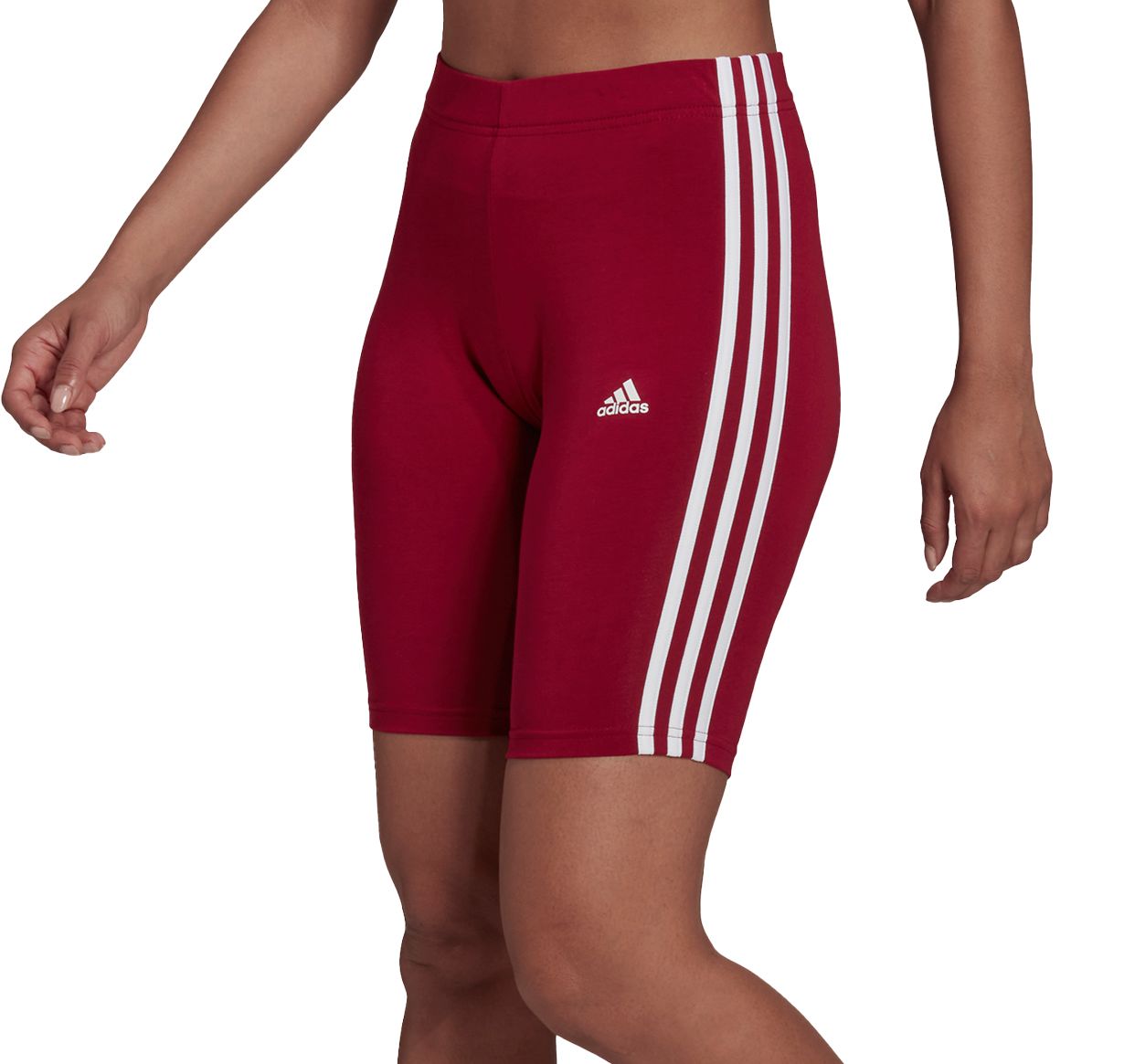 Adidas biker shorts online red