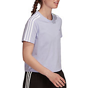 adidas Women's Essentials Loose 3-Stripes Cropped T-Shirt