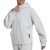 adidas Women's Sportswear Studio Lounge Fleece Hooded Full-Zip Sweatshirt