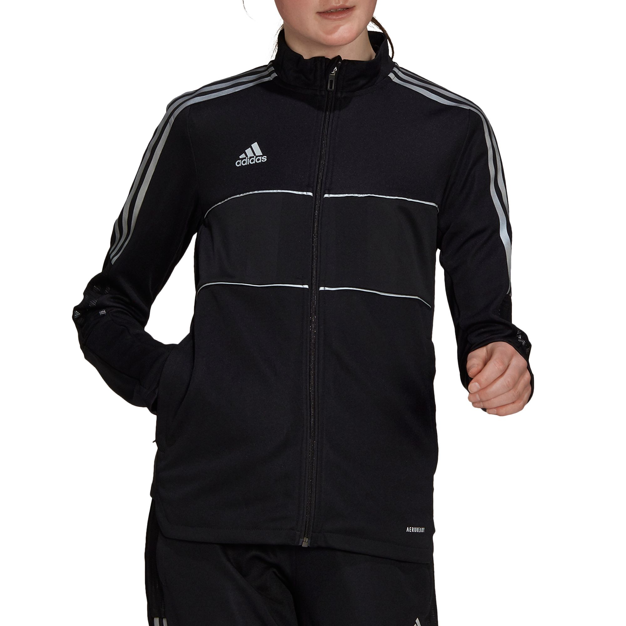 Adidas reflective store jacket womens