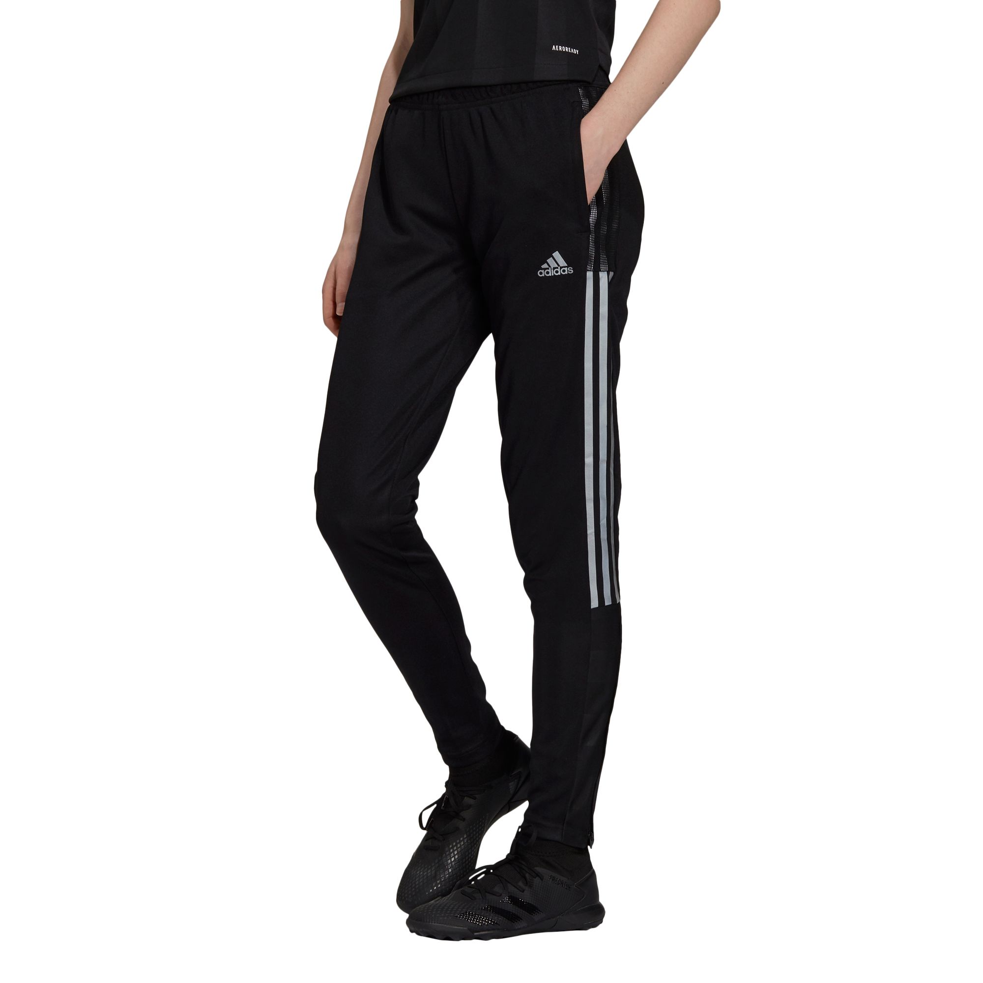 adidas Aeroready Reflect Womens Running Leggings Black, £18.00