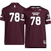 adidas Youth Mississippi State Bulldogs #78 Maroon Replica Football Jersey