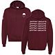 Maroon/White