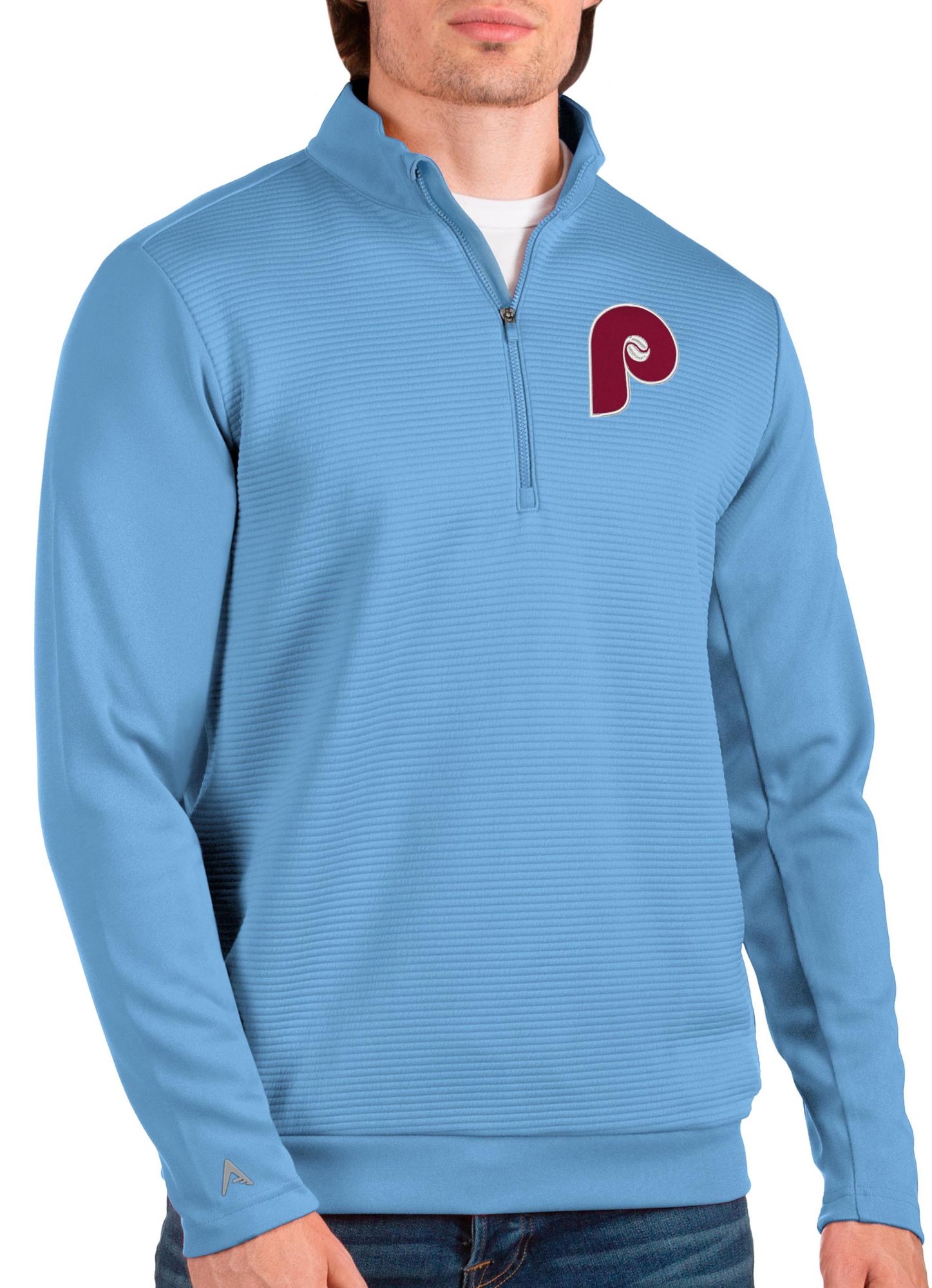 Antigua MLB Philadelphia Phillies Men's Team Pullover, Small