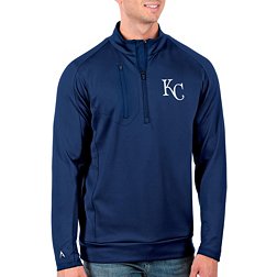 Antigua Men's Tall Kansas City Royals Generation Royal Half-Zip Shirt