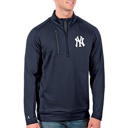 Antigua Men's Tall New York Yankees Generation Navy Half-Zip Shirt