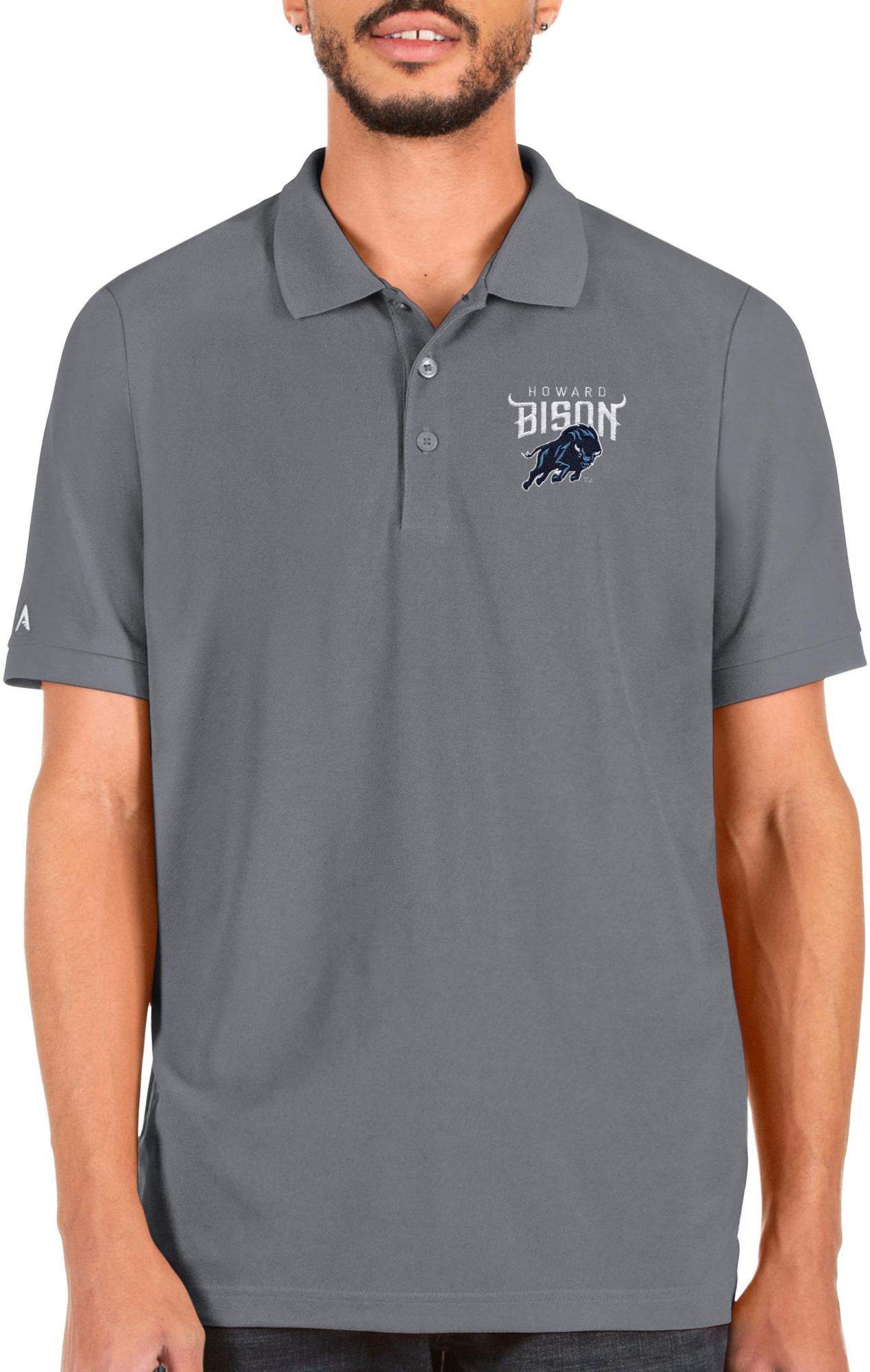 Dick's Sporting Goods Antigua Men's Carolina Panthers Legacy Pique