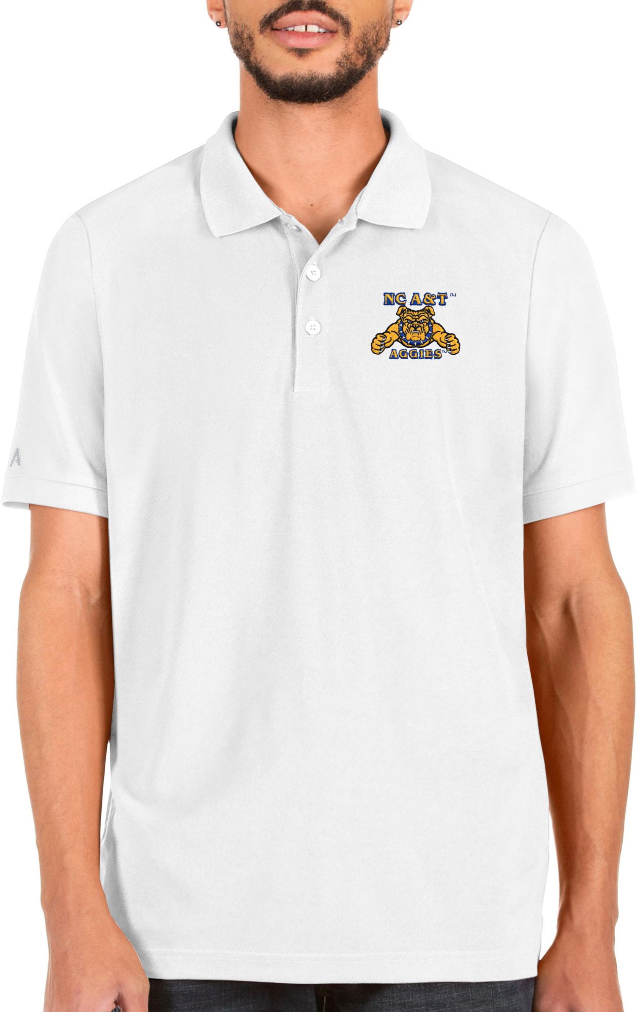 Men's Antigua Royal Los Angeles Rams Legacy Pique Polo