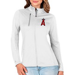 Antigua Women's Los Angeles Angels Generation Full-Zip White Jacket