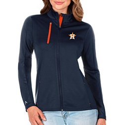 Antigua Women's Houston Astros Generation Full-Zip Navy Jacket