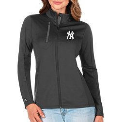 Antigua Women's New York Yankees Generation Full-Zip Gray Jacket