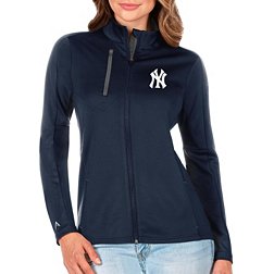 Antigua Women's New York Yankees Generation Full-Zip Navy Jacket