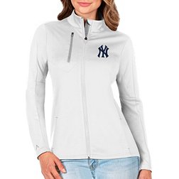 Antigua Women's New York Yankees Generation Full-Zip White Jacket