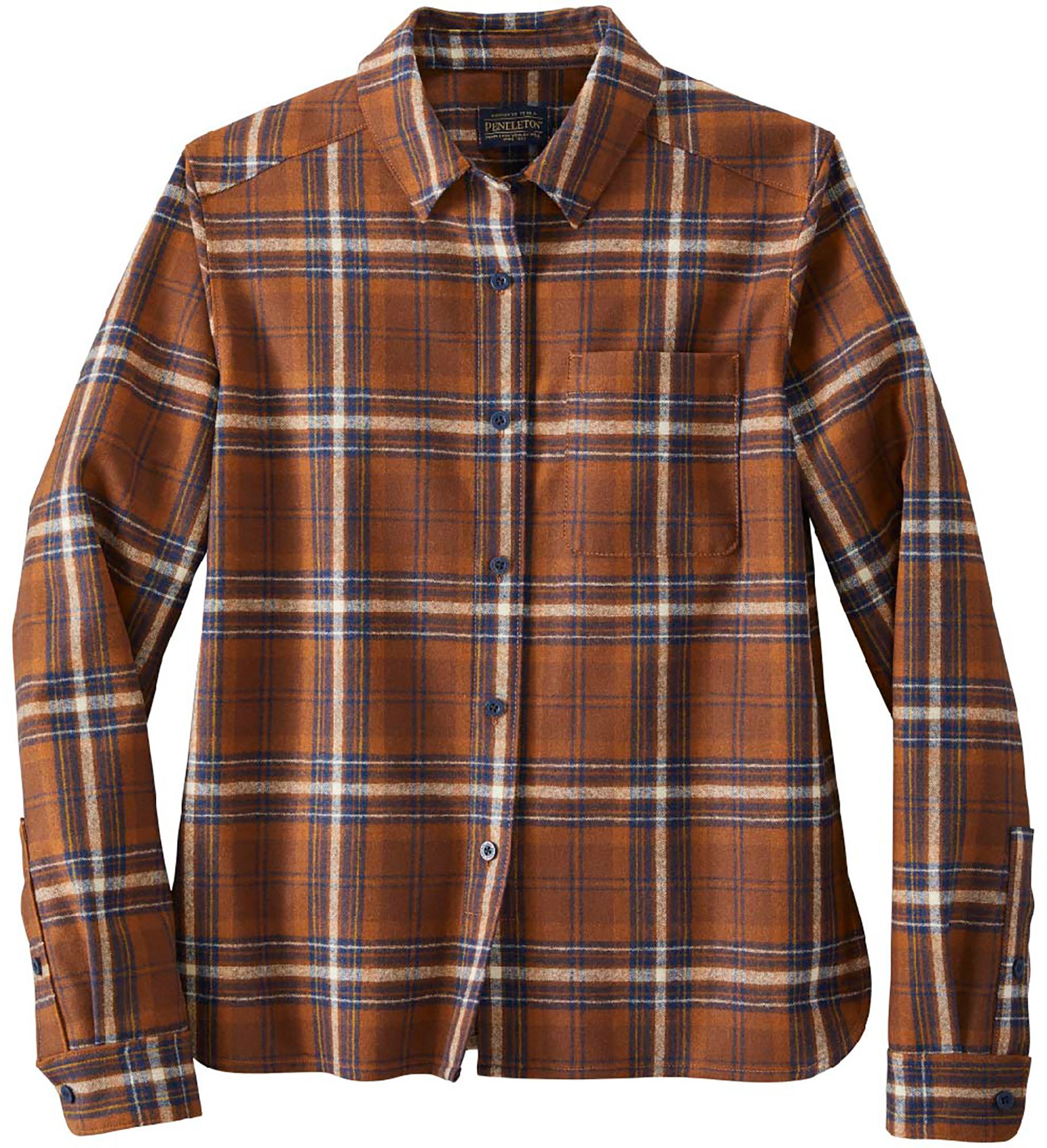 Brown/Navy Plaid