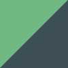 Satin Black/Copper/Sea Green Mirror