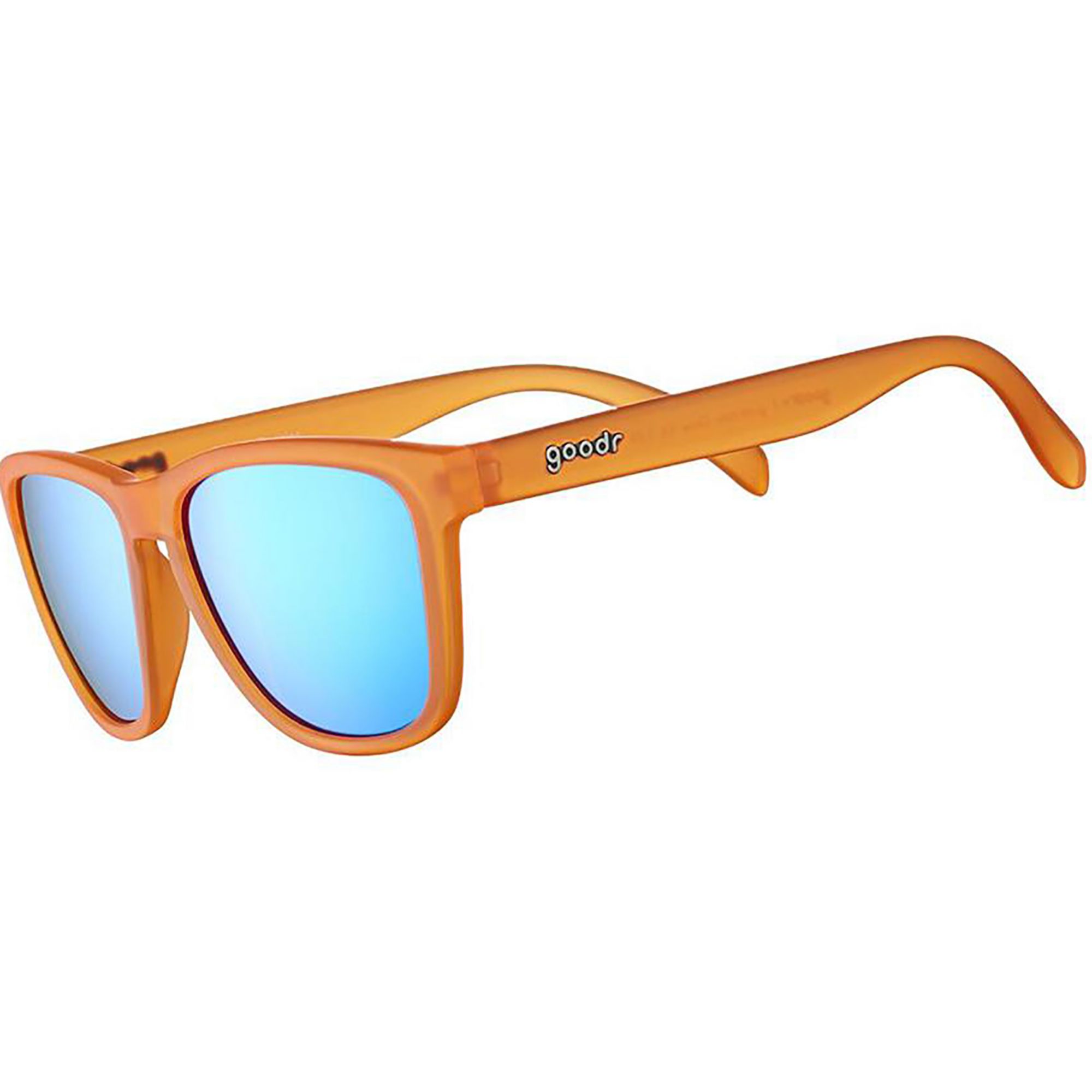 Photos - Sunglasses Goodr Donkey Goggles , Men's, Orange Frame/Blue Lens 21AVJUDNKYG