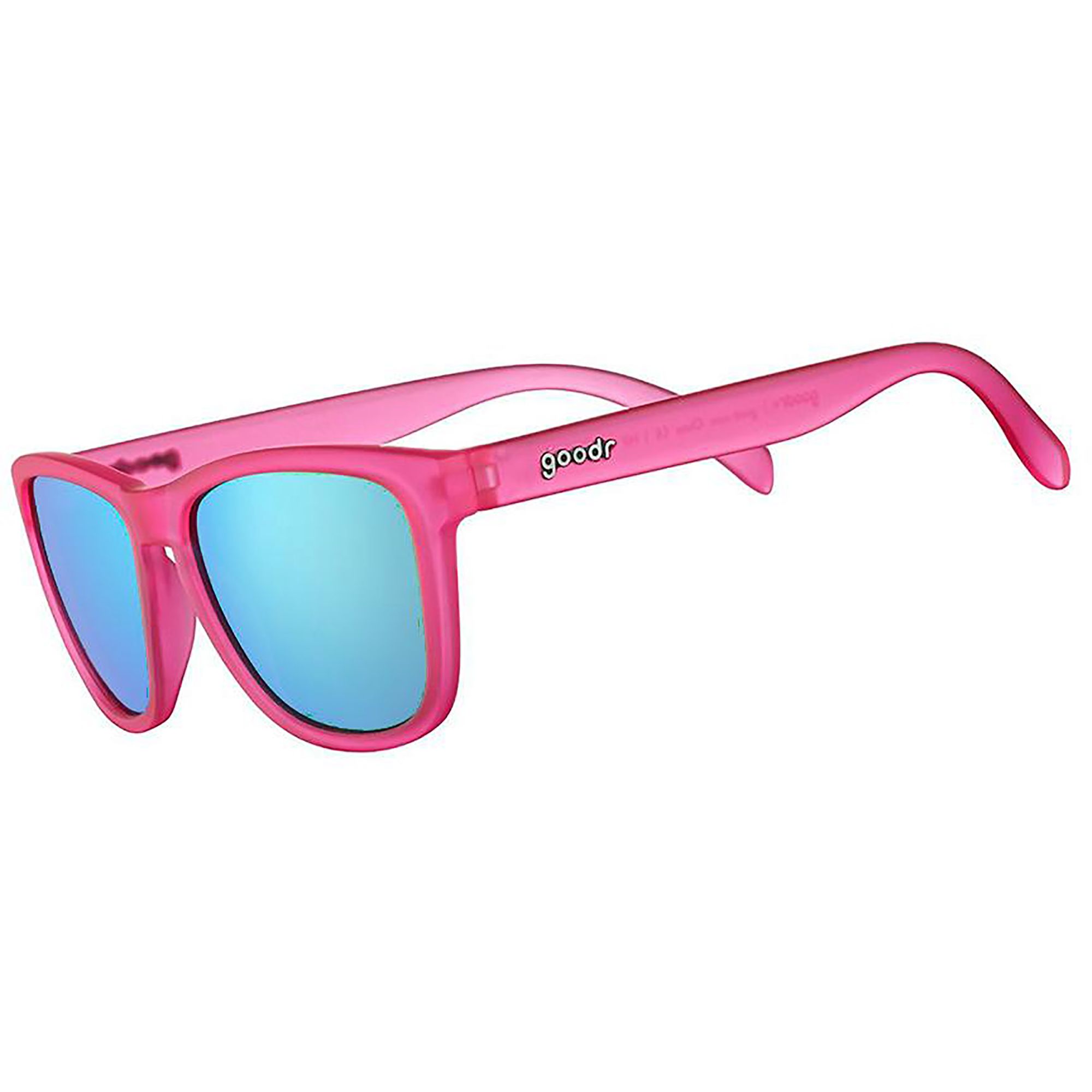 Photos - Sunglasses Goodr Flamingos On A Booze Cruise , Men's, Pink Frame/Teal Lens