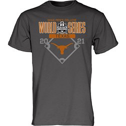 Blue 84 Men's Texas Longhorns Grey 2021 Men's College World Series Footwork T-Shirt