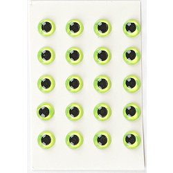 3D Fish Lure Eyes 7mm Silver 1000 Pieces : : Sporting Goods