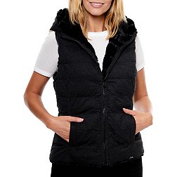 Be Boundless Women's Thermo-Lock Quilted Full-Zip 2-in-1 Hooded Vest