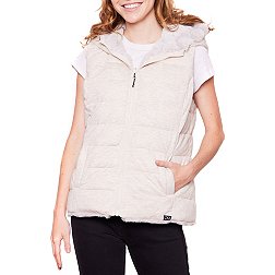 Be Boundless Women's Thermo-Lock Quilted Full-Zip 2-in-1 Hooded Vest
