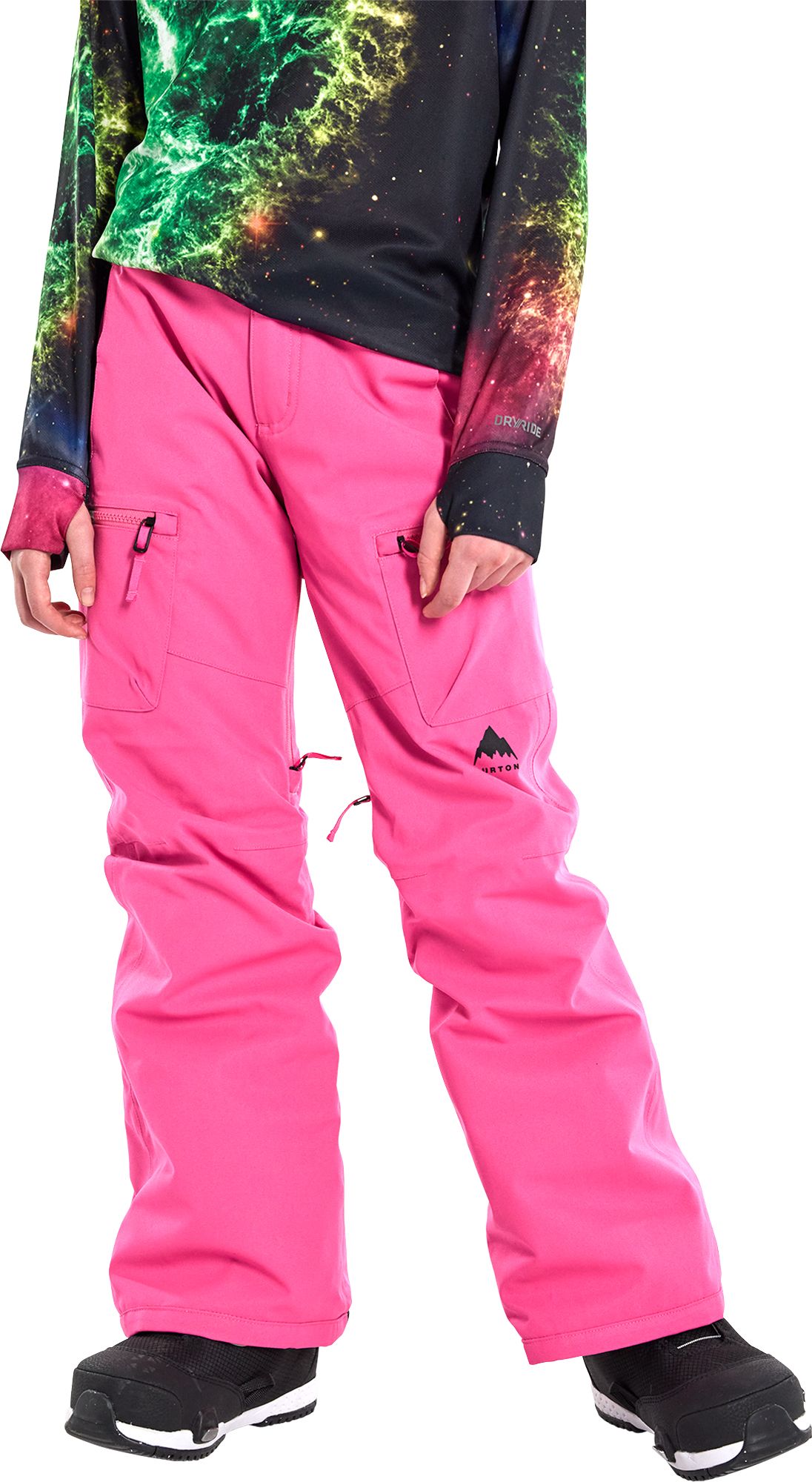 Photos - Ski Wear Burton Girls' Elite Cargo Pants, Small, Fuchsia Fusion 21BRTGGLTCRGPNTXXAP 