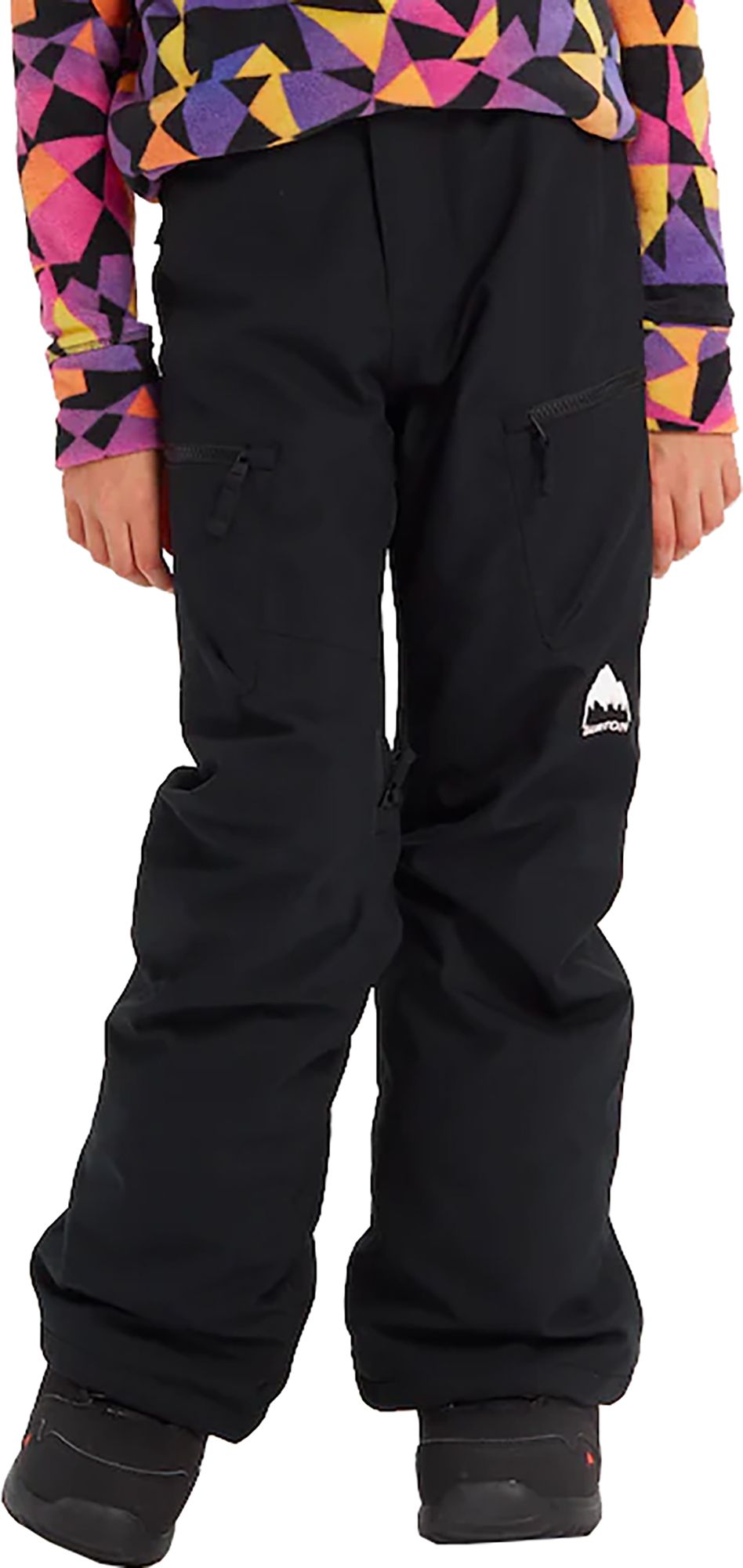 Photos - Ski Wear Burton Girls' Elite Cargo Pants, Medium, True Black 21BRTGGLTCRGPNTXXAPO 