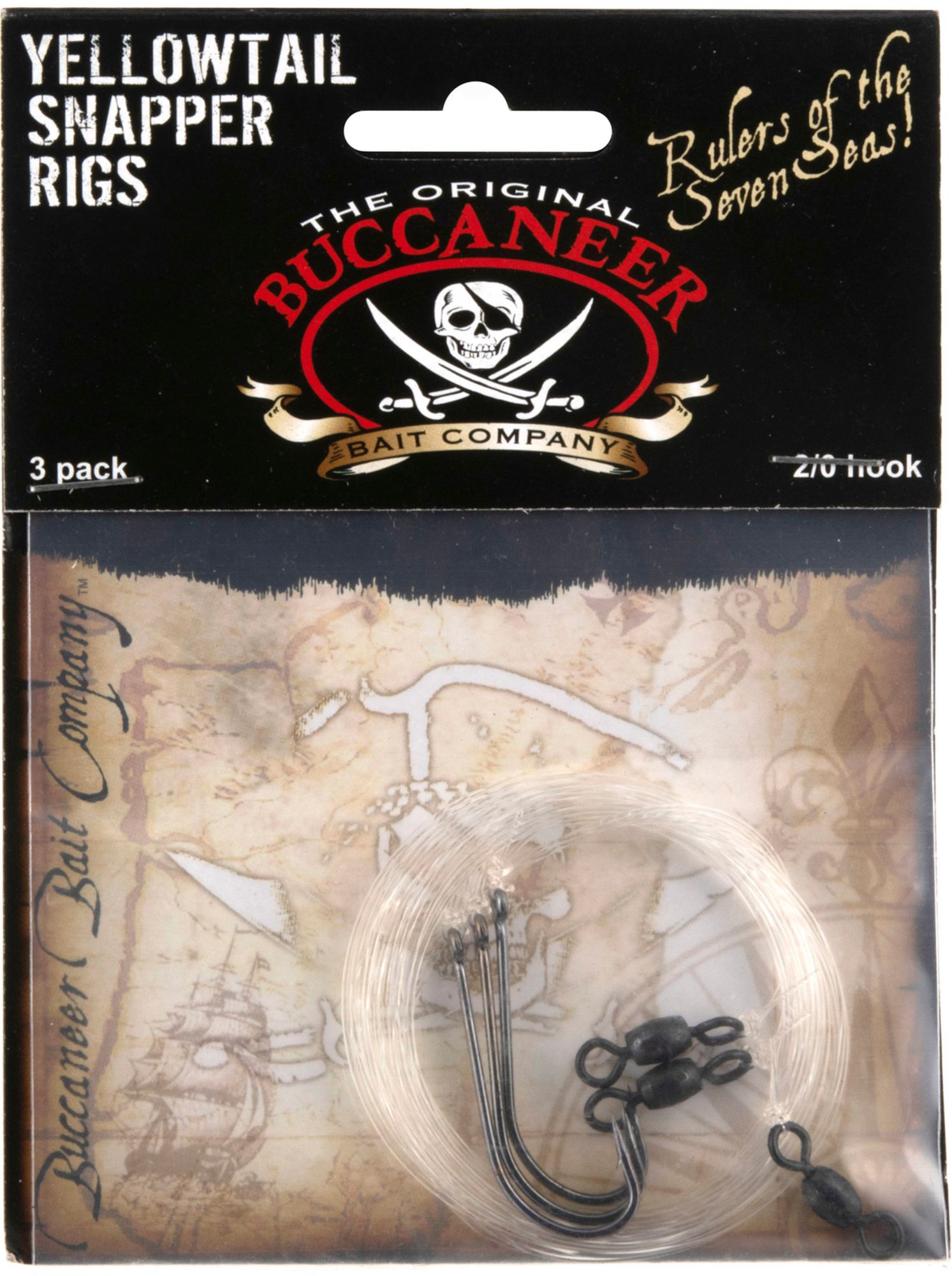 Buccaneer Yellowtail 2-0 Hooks 3pk