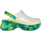 Crocs Women's Classic Bae Translucent Tropical Clogs