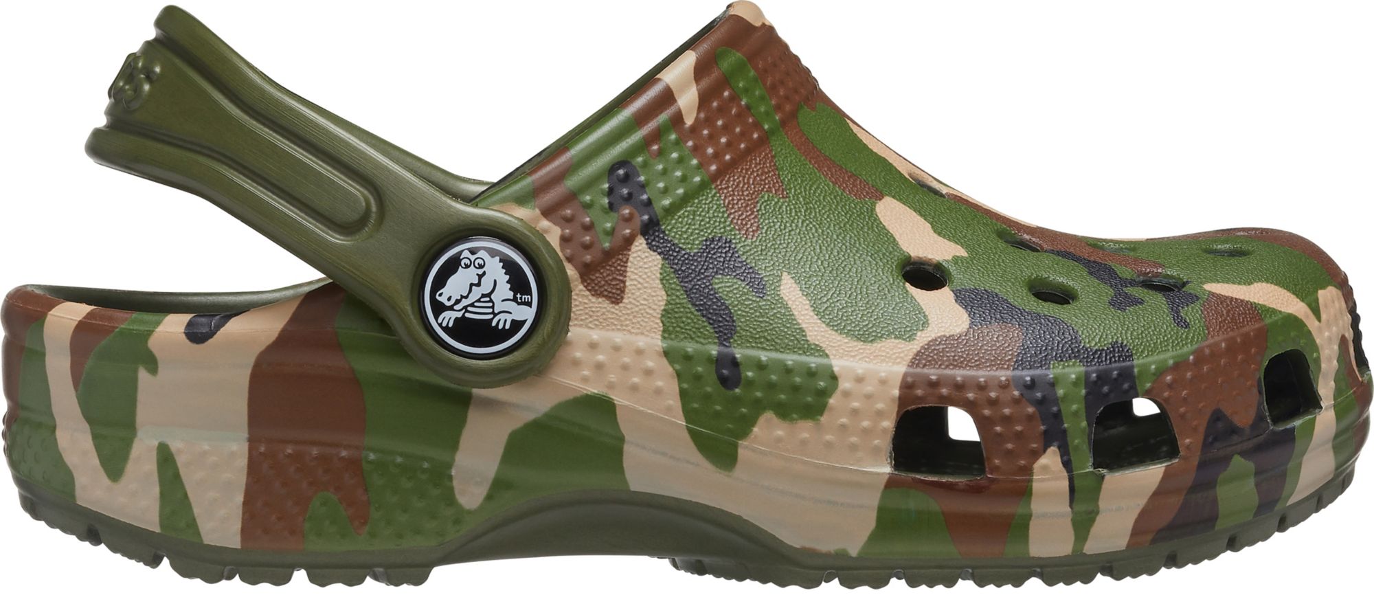 mens fuzzy camo crocs