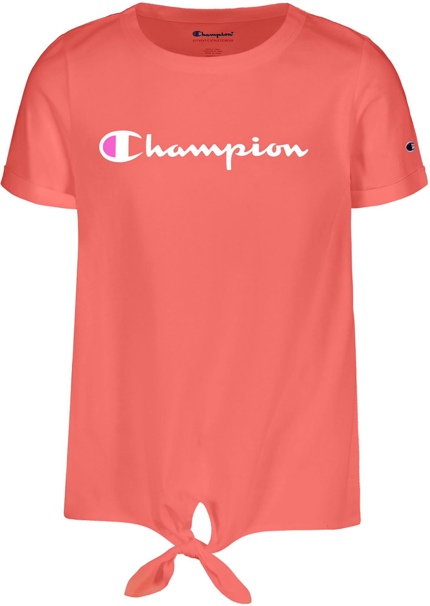 Champion / Little Girls' Script Tie T-Shirt