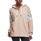 Champion Women's Campus French Terry Oversized 1/4 Zip Hoodie