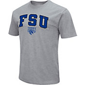 Colosseum Men's Fayetteville State Broncos Grey Dual Blend T-Shirt