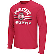 Colosseum Men's Ohio State Buckeyes Scarlet Playbook Long Sleeve T-Shirt