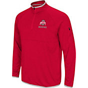 Colosseum Men's Ohio State Buckeyes Scarlet Rival Quarter-Zip Pullover Shirt