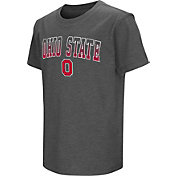 Colosseum Youth Ohio State Buckeyes Grey Dual Blend T-Shirt