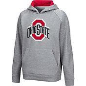 Colosseum Youth Ohio State Buckeyes Grey Pullover Hoodie