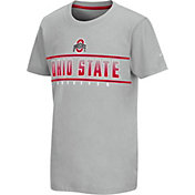 Colosseum Youth Ohio State Buckeyes Gray Snozzberry T-Shirt