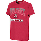 Colosseum Youth Ohio State Buckeyes Scarlet Toffee T-Shirt