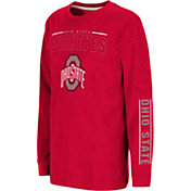 Colosseum Youth Ohio State Buckeyes Scarlet West Long Sleeve T-Shirt