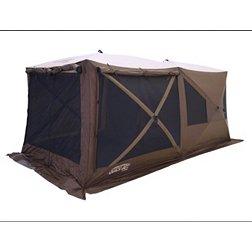 Clam Outdoors Cabin Screen 4 Side Shelter with Zip Down Sides