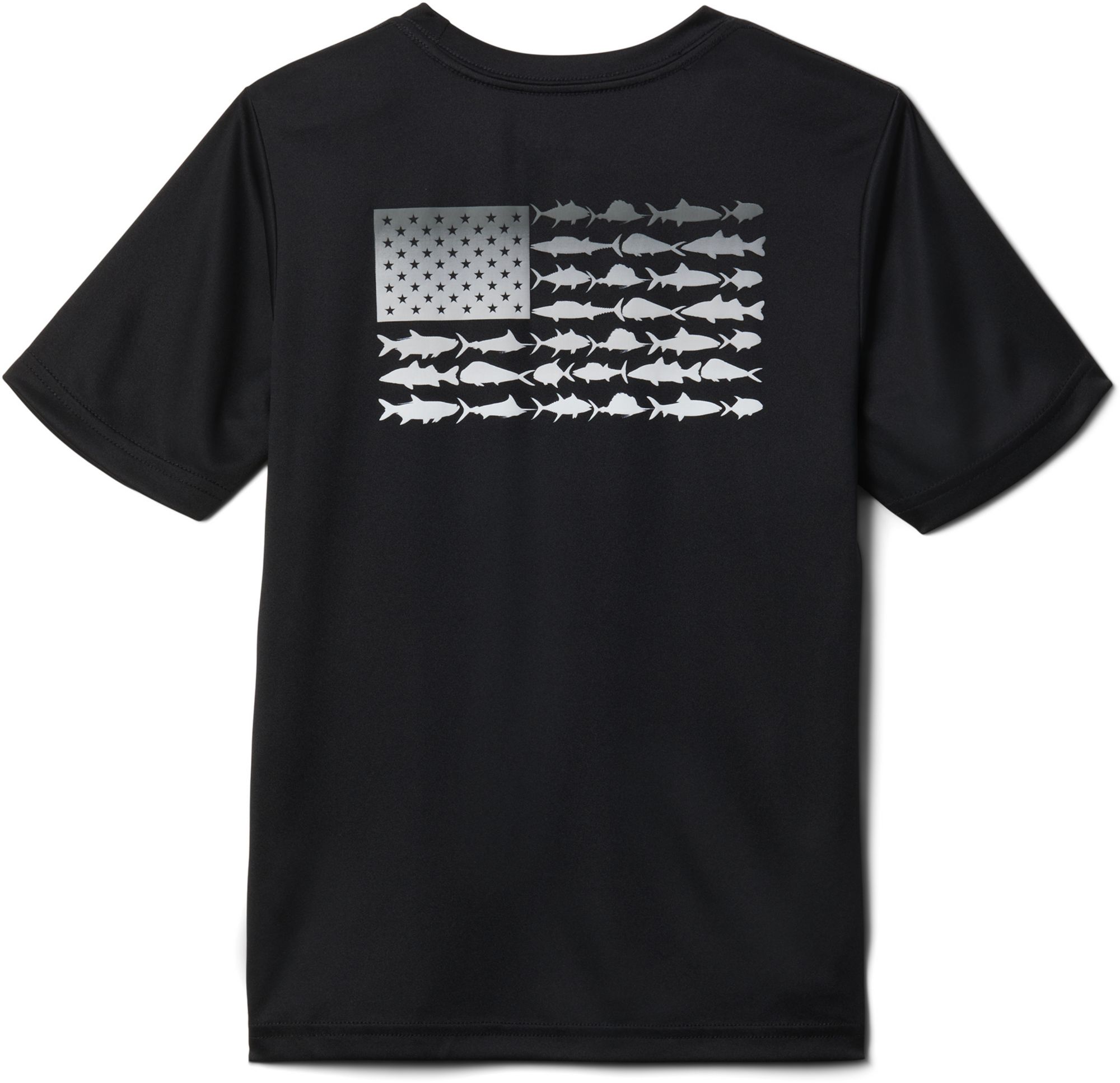 Columbia Youth Terminal Tackle PFG™ Fish Flag Short Sleeve Shirt