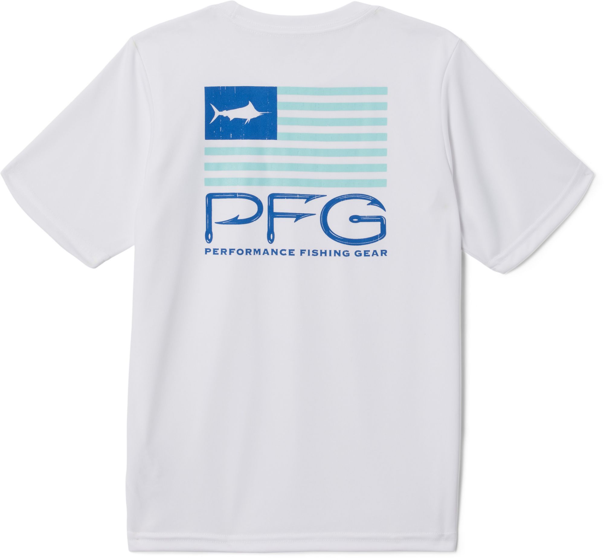 Columbia Youth Terminal Tackle PFG™ Fish Flag Short Sleeve Shirt