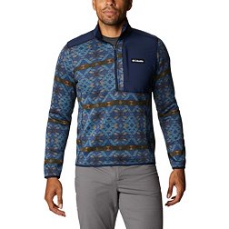 Columbia Men's Sweater Weather Printed 1/2 Zip Fleece Pullover