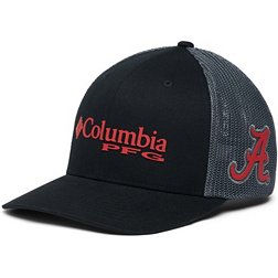 Columbia Men's Alabama Crimson Tide PFG Mesh Fitted Black Hat